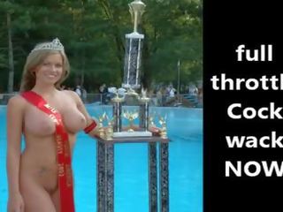 Menawan telanjang babes compete di sebuah putz membelai kontes