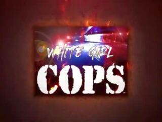 Fan den polis - dvärg blondin vit baben cops raid lokal stash hus och seize custody av stor svart pecker för knull