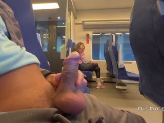 A Stranger lady Jerked off and Sucked My member in a Train on Public | xHamster