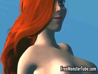 3d رسوم متحركة ارييل الحصول على مارس الجنس تحت الماء بواسطة ursula