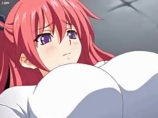 Anime remaja menggosok yang besar-besaran aci