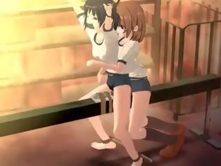 Anime seks kapëse skllav merr seksualisht torturuar në 3d anime